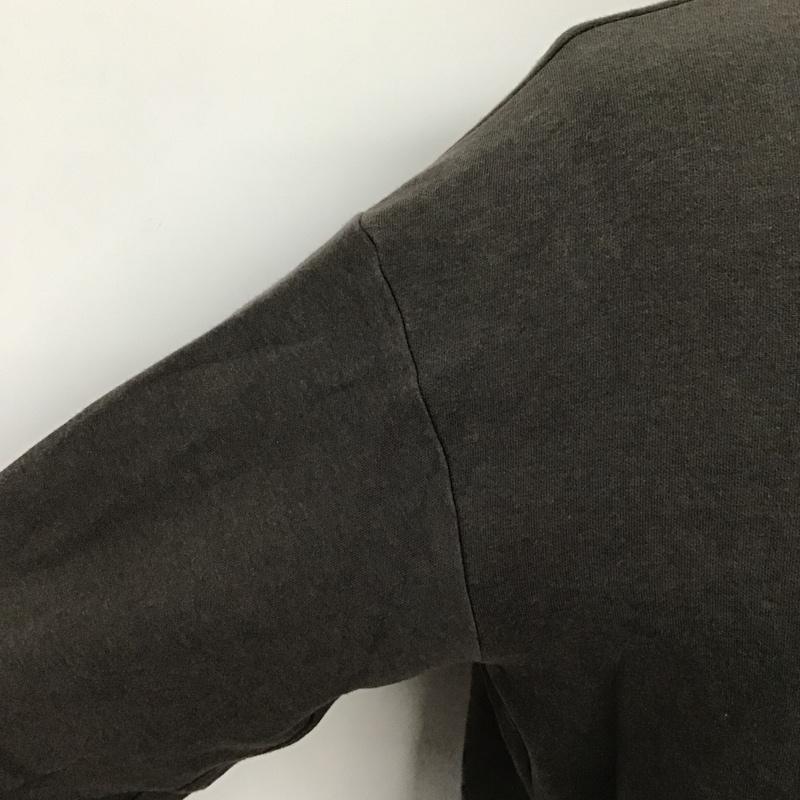 ユニクロ UNIQLO カットソー 長袖 341-442460 モックネックプルオーバー 長袖カットソー タートルネック 無地 M 無地 黒 / ブラック / メンズ USED 古着 中古 10097493