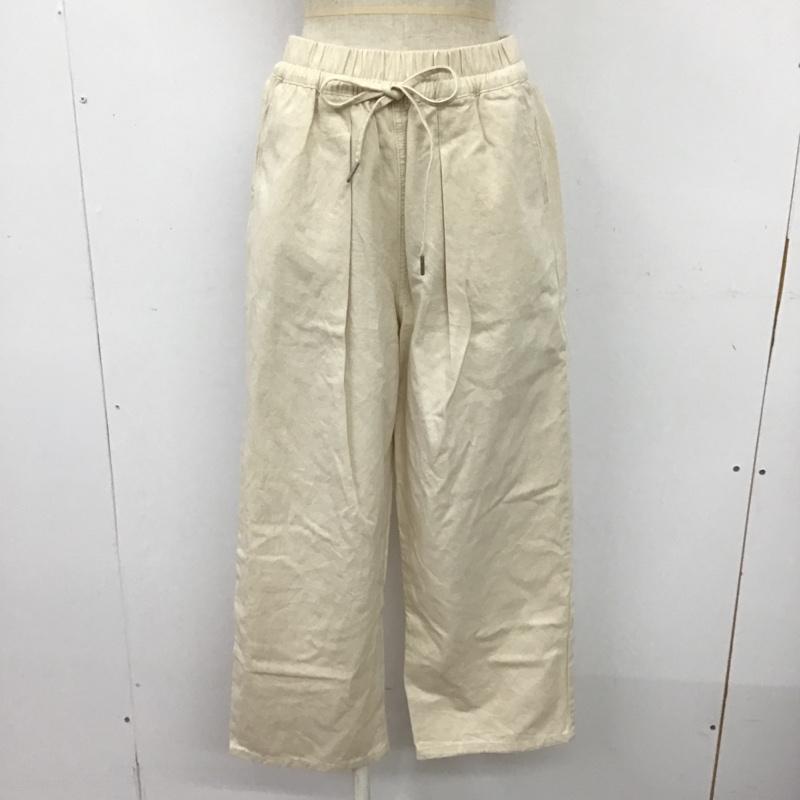サマンサモスモス Samansa Mos2 ボトムス ボトムス TYT-1405640 デニムワイドパンツ カジュアルパンツ ワイドパンツ FREE 無地 ベージュ / ベージュ / レディース USED 古着 中古 10097508