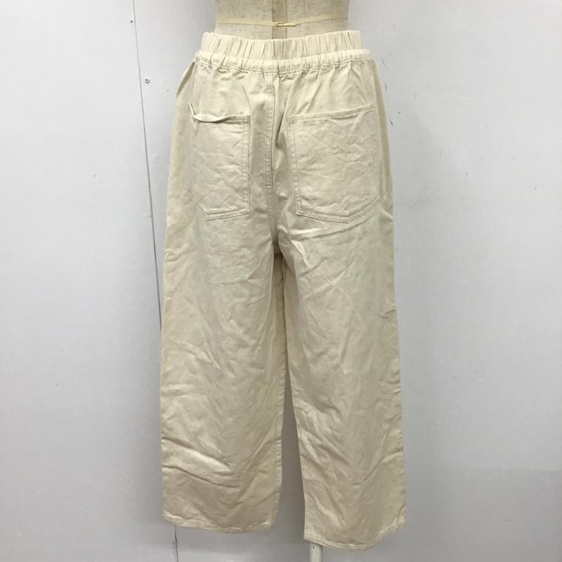 サマンサモスモス Samansa Mos2 ボトムス ボトムス TYT-1405640 デニムワイドパンツ カジュアルパンツ ワイドパンツ FREE 無地 ベージュ / ベージュ / レディース USED 古着 中古 10097508