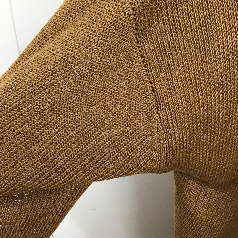 グリーンレーベルリラクシング green label relaxing カーディガン 長袖 3528-181-0565 CR LI RY 2PK LONGカーディガン 無地 茶 / ブラウン / レディース USED 古着 中古 10097560