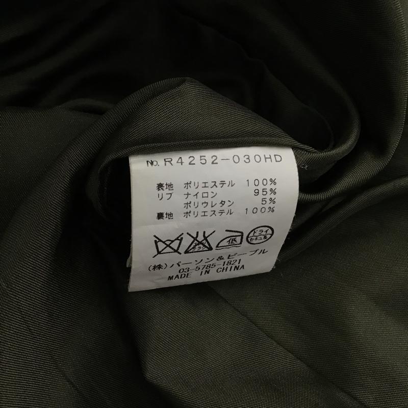 古着 USED ジャケット、上着 ジャンパー、ブルゾン R4252-030HD ダブルジップコート ミリタリー 無地 カーキ / カーキ / レディース USED 古着 中古 10097563