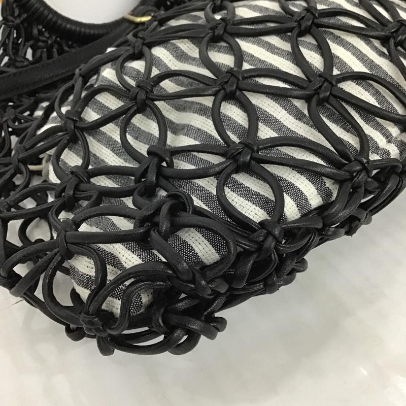 ニコアンド niko and... ハンドバッグ ハンドバッグ ショルダー メッシュ 黒 / ブラック / レディース USED 古着 中古 10097568