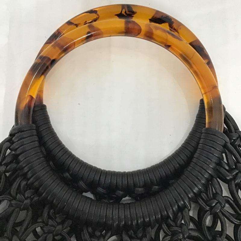 ニコアンド niko and... ハンドバッグ ハンドバッグ ショルダー メッシュ 黒 / ブラック / レディース USED 古着 中古 10097568