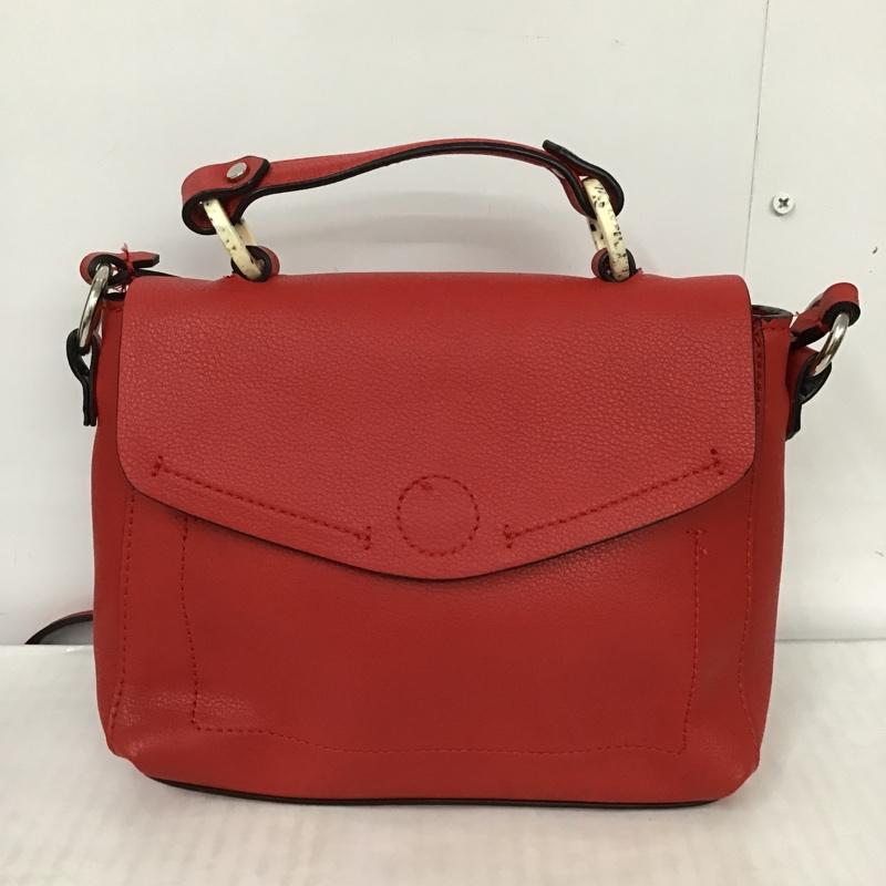 ザラ ZARA ショルダーバッグ ショルダーバッグ 3456 004 020 ハンドバッグ 2WAY 無地 赤 / レッド / レディース USED 古着 中古 10097570