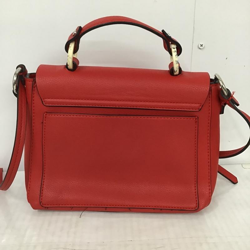 ザラ ZARA ショルダーバッグ ショルダーバッグ 3456 004 020 ハンドバッグ 2WAY 無地 赤 / レッド / レディース USED 古着 中古 10097570