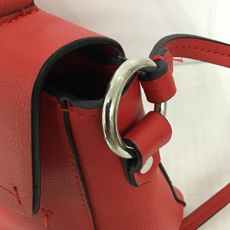 ザラ ZARA ショルダーバッグ ショルダーバッグ 3456 004 020 ハンドバッグ 2WAY 無地 赤 / レッド / レディース USED 古着 中古 10097570
