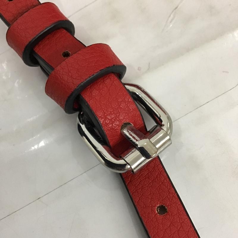 ザラ ZARA ショルダーバッグ ショルダーバッグ 3456 004 020 ハンドバッグ 2WAY 無地 赤 / レッド / レディース USED 古着 中古 10097570