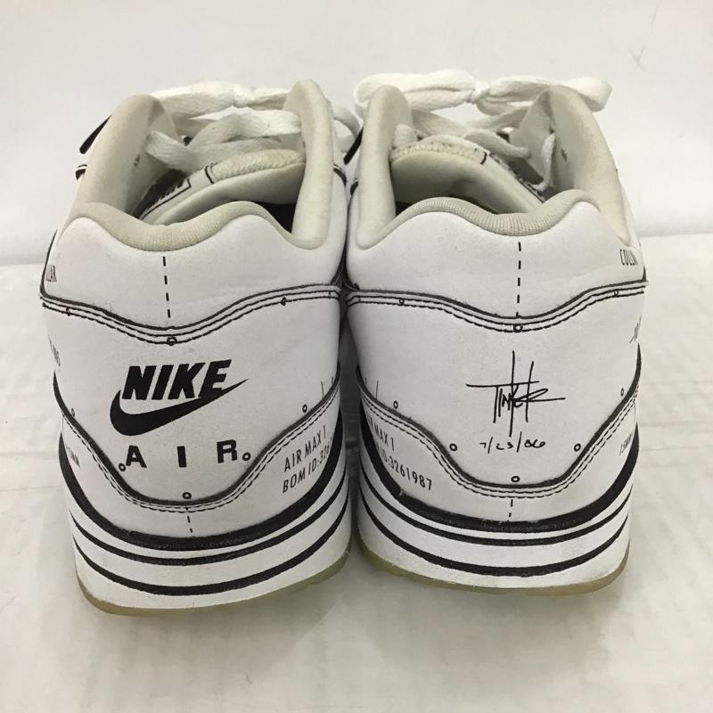 ナイキ NIKE スニーカー スニーカー CJ4286-100 AIR MAX 1 SKETCH TO SHELF 29cm 29.0cm ロゴ、文字 白 / ホワイト / X 黒 / ブラック / メンズ USED 古着 中古 10097579