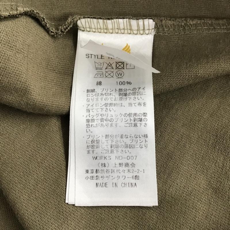 アヴィレックス AVIREX Tシャツ 半袖 6103393 ビッグロゴ XL カモフラージュ柄・迷彩 黒 / ブラック / X カーキ / カーキ / X ベージュ / ベージュ / メンズ USED 古着 中古 10097592