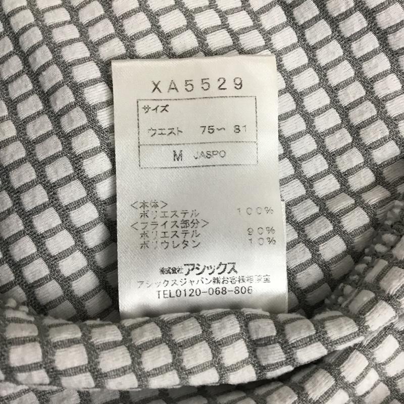 アシックス ASICS ボトムス ボトムス XA5529 スウェットパンツ ジャージ スポーツウェア M ロゴ、文字 灰 / グレー / メンズ USED 古着 中古 10097632