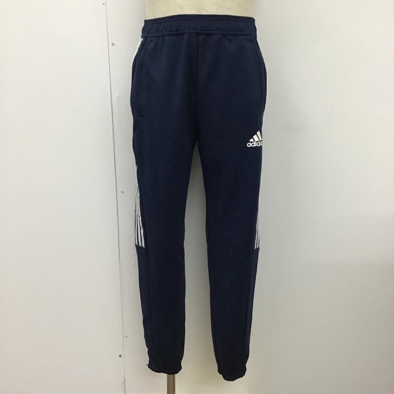 アディダス adidas ボトムス ボトムス JD2042 テーパードパンツスウエット ジャージ スポーツウェア スポーツウェア M ロゴ、文字 紺 / ネイビー / メンズ USED 古着 中古 10097633