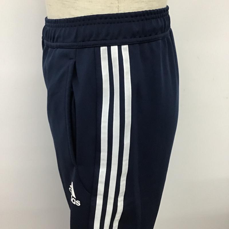 アディダス adidas ボトムス ボトムス JD2042 テーパードパンツスウエット ジャージ スポーツウェア スポーツウェア M ロゴ、文字 紺 / ネイビー / メンズ USED 古着 中古 10097633
