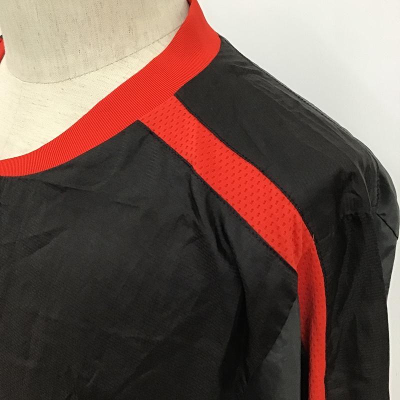 プーマ PUMA カットソー 長袖 653658 サッカー フットサルウェアー トライアルコート S ワンポイント 黒 / ブラック / X 赤 / レッド / メンズ USED 古着 中古 10097654