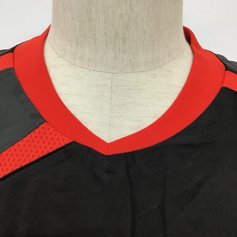 プーマ PUMA カットソー 長袖 653658 サッカー フットサルウェアー トライアルコート S ワンポイント 黒 / ブラック / X 赤 / レッド / メンズ USED 古着 中古 10097654