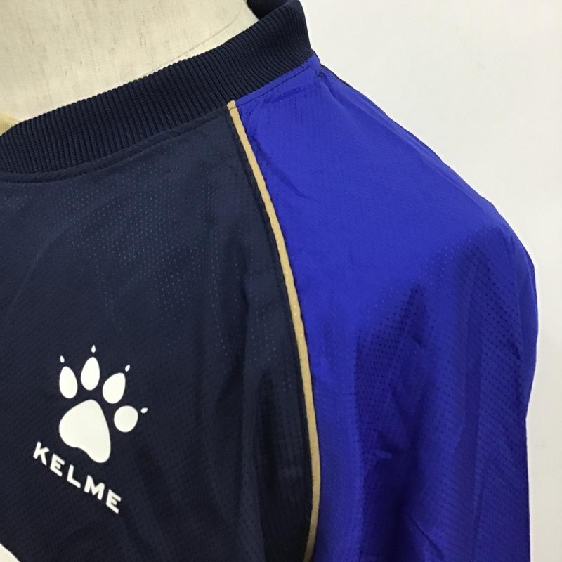 古着 USED カットソー 長袖 KC18420 KELME フットサル ピステ M ロゴ、文字 青 / ブルー / X 紺 / ネイビー / メンズ USED 古着 中古 10097656