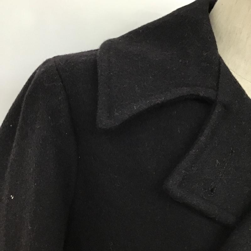フェデリティー FIDELITY コート ピーコート 2123-710100 Pコート ウール M 無地 黒 / ブラック / メンズ USED 古着 中古 10097662