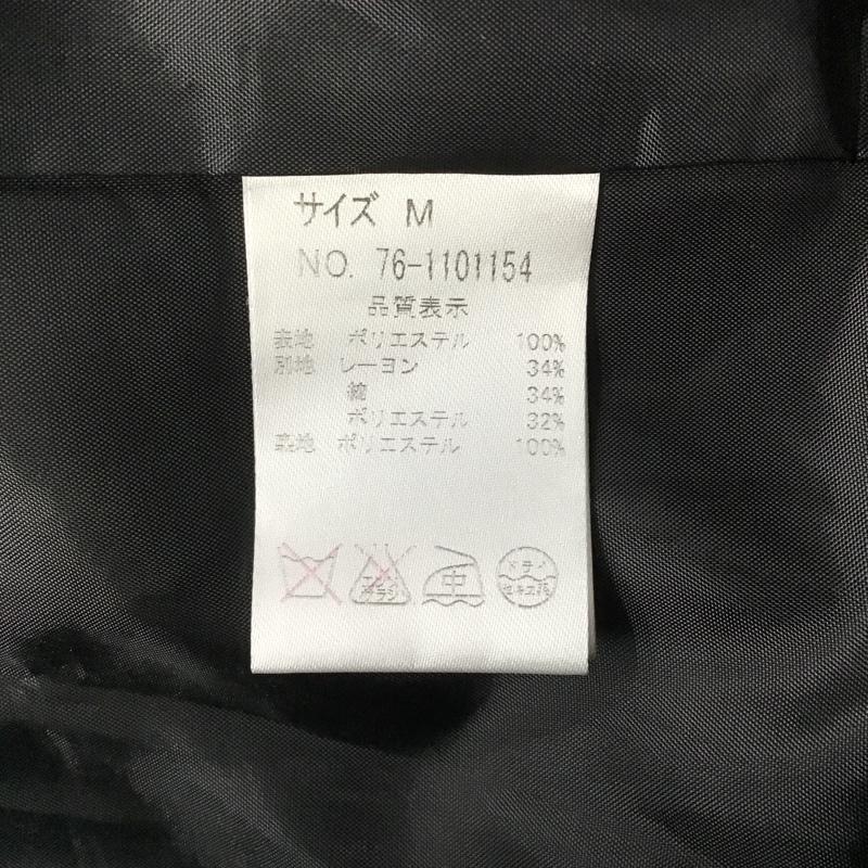 エヘカソポ ehka sopo ワンピース ひざ丈スカート 1101154 襟付き 半袖 ビーズ M 黒 / ブラック / レディース USED 古着 中古 10097671