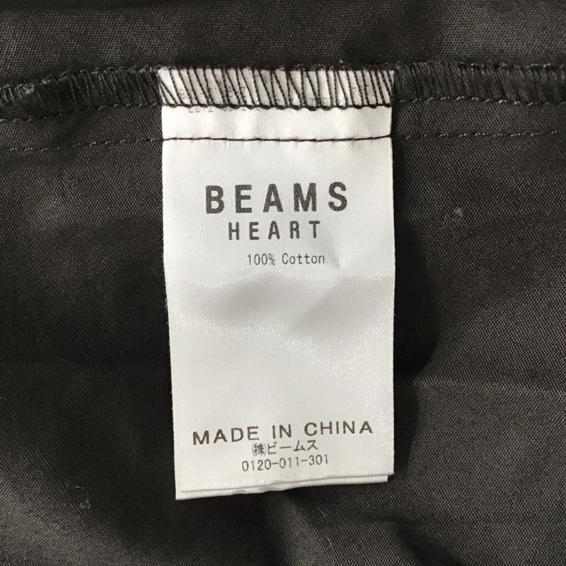 ビームス ハート BEAMS HEART ワンピース ロングスカート 43-26-1525-928 ブラウスレイヤードワンピース セット ノースリーブワンピース 無地 チャコールグレー / チャコールグレー / レディース USED 古着 中古 10097704