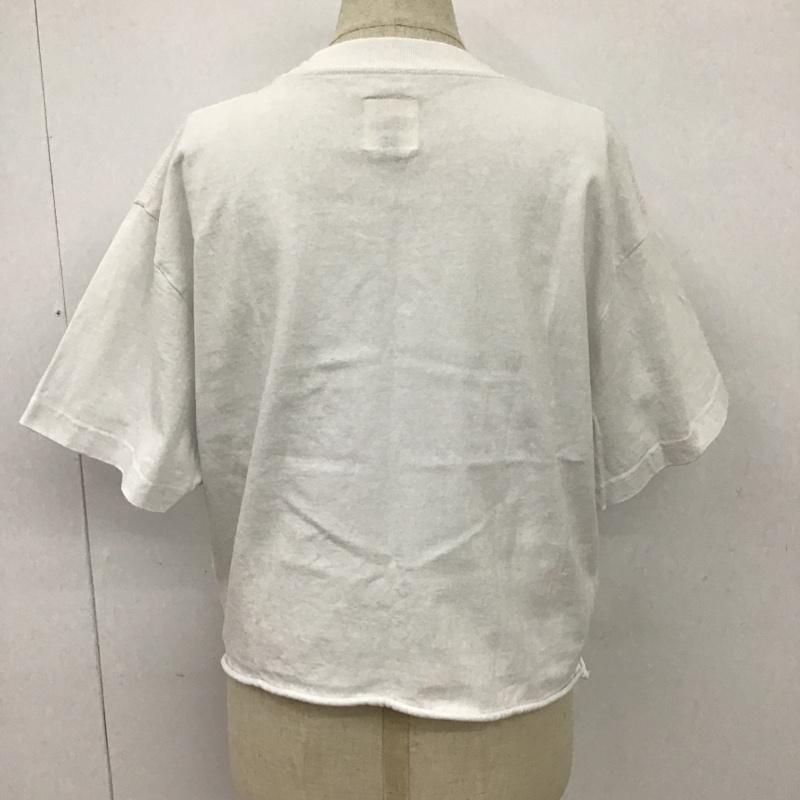 バンズ VANS Tシャツ 半袖 VA18HS-GT50MS ハイビスカス FREE ロゴ、文字 白 / ホワイト / レディース USED 古着 中古 10097728