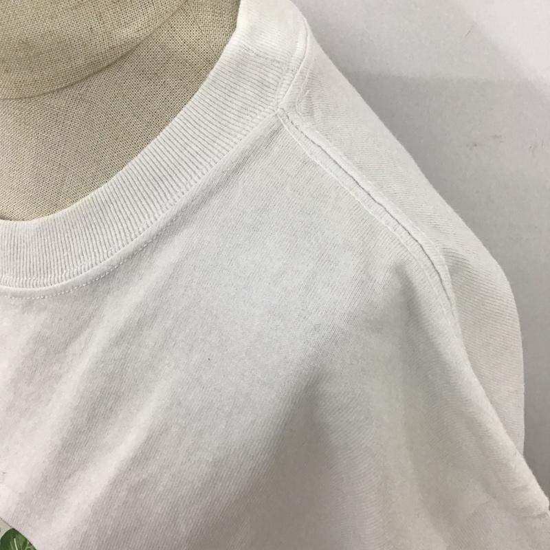バンズ VANS Tシャツ 半袖 VA18HS-GT50MS ハイビスカス FREE ロゴ、文字 白 / ホワイト / レディース USED 古着 中古 10097728