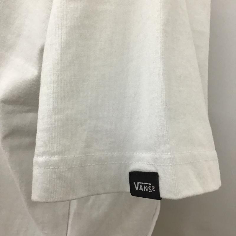 バンズ VANS Tシャツ 半袖 VA18HS-GT50MS ハイビスカス FREE ロゴ、文字 白 / ホワイト / レディース USED 古着 中古 10097728