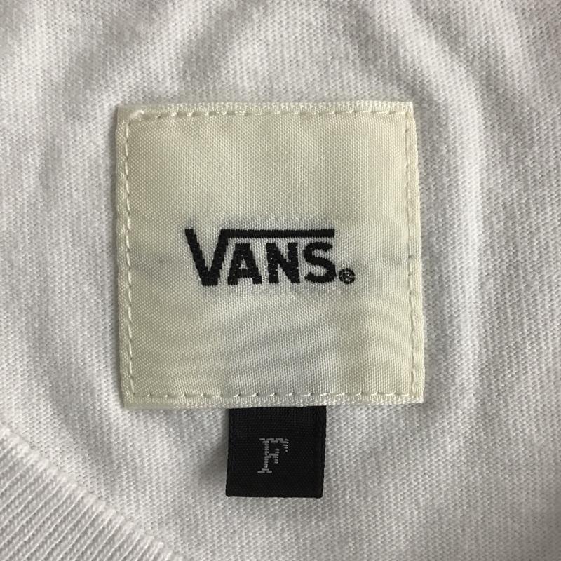 バンズ VANS Tシャツ 半袖 VA18HS-GT50MS ハイビスカス FREE ロゴ、文字 白 / ホワイト / レディース USED 古着 中古 10097728