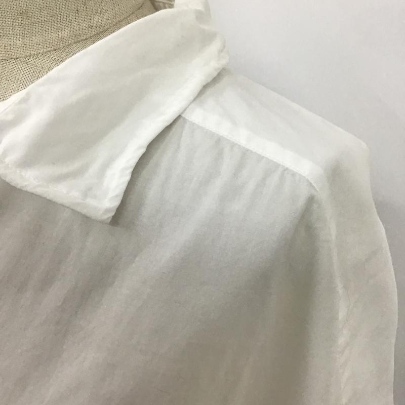 ニコアンド niko and... シャツ、ブラウス 半袖 S202DA01AD マーセBIGショートシャツ M 無地 白 / ホワイト / レディース USED 古着 中古 10097736