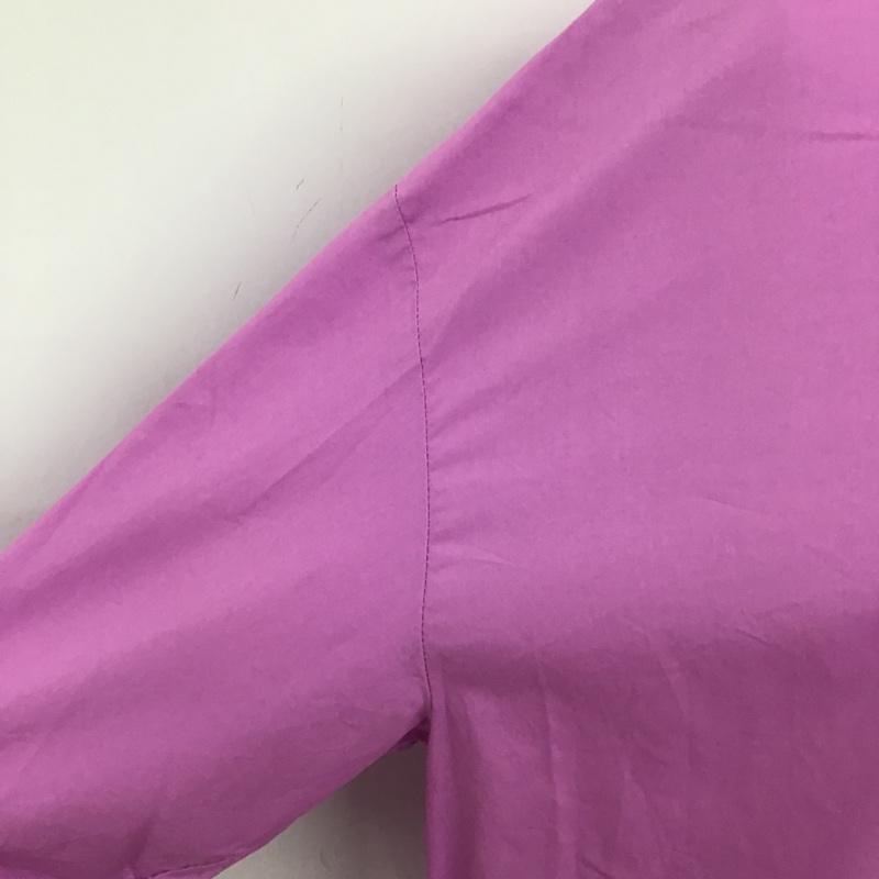 ザラ ZARA シャツ、ブラウス 長袖 8667 730 668 ポプリン M 無地 紫 / パープル / レディース USED 古着 中古 10097737