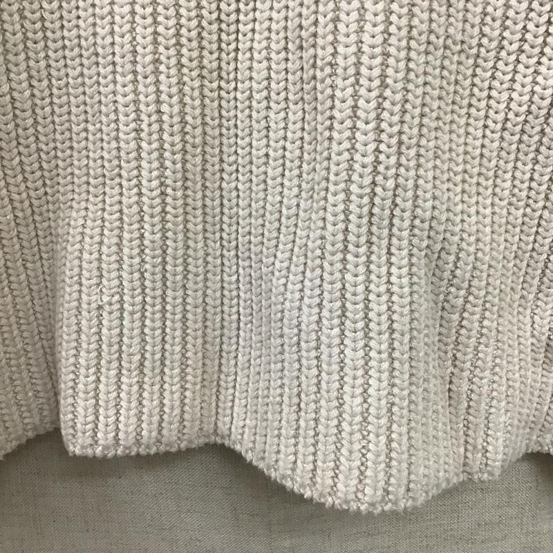 ザラ ZARA ベスト ベスト 3519 006 806 Vネック M 無地 アイボリー / アイボリー / レディース USED 古着 中古 10097746