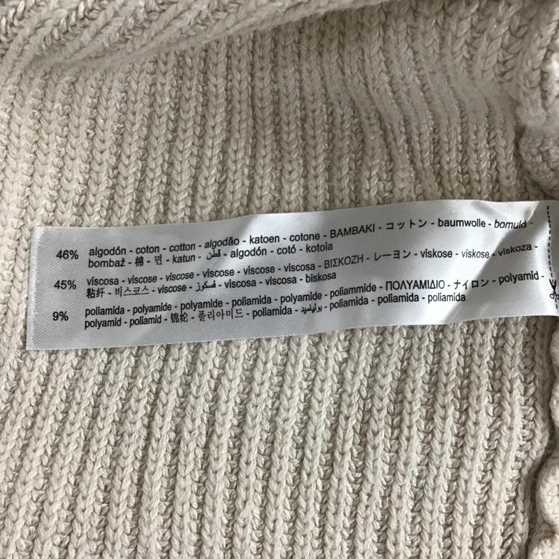 ザラ ZARA ベスト ベスト 3519 006 806 Vネック M 無地 アイボリー / アイボリー / レディース USED 古着 中古 10097746