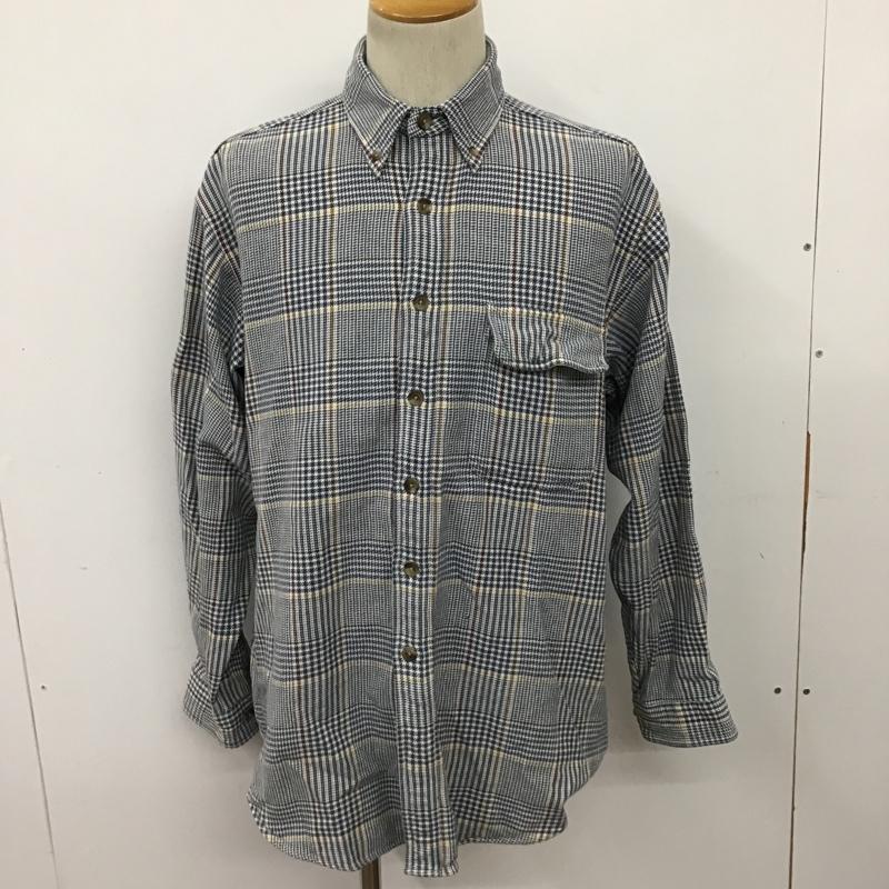 古着 USED シャツ、ブラウス 長袖 長袖シャツ カラーシャツ ポケットシャツ 長袖カットソー チェックシャツ M チェック マルチカラー / マルチカラー / メンズ USED 古着 中古 10097775