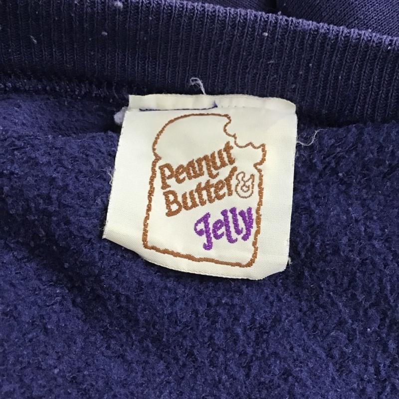 古着 USED トレーナー 長袖 長袖スウェット 長袖トレーナー リブカットソー 長袖カットソー 刺繍トレーナー L 刺繍 紺 / ネイビー / メンズ USED 古着 中古 10097776