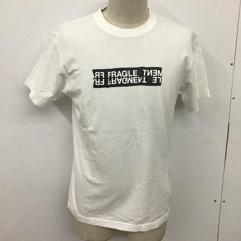 フラグメント FRAGMENT Tシャツ 半袖 19-02023M SACAI×FRAGMENTDESIGN19SSFRAGIL 半袖カットソー プリントTシャツ 1 ロゴ、文字 白 / ホワイト / メンズ USED 古着 中古 10097784