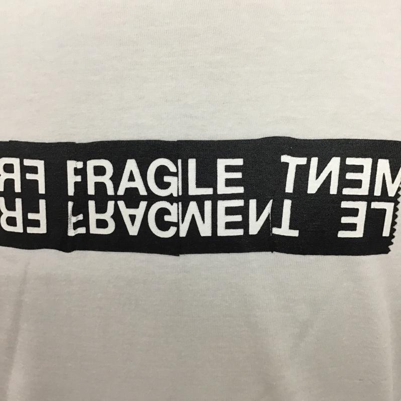フラグメント FRAGMENT Tシャツ 半袖 19-02023M SACAI×FRAGMENTDESIGN19SSFRAGIL 半袖カットソー プリントTシャツ 1 ロゴ、文字 白 / ホワイト / メンズ USED 古着 中古 10097784