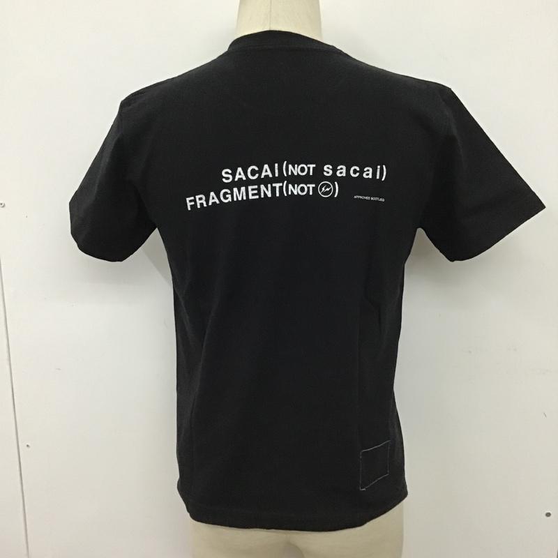 フラグメント FRAGMENT Tシャツ 半袖 17-01684M Sacai×FragmentPEACE(NOT PEACE)S/STEE 半袖カットソー プリントTシャツ 1 ロゴ、文字 黒 / ブラック / メンズ USED 古着 中古 10097785