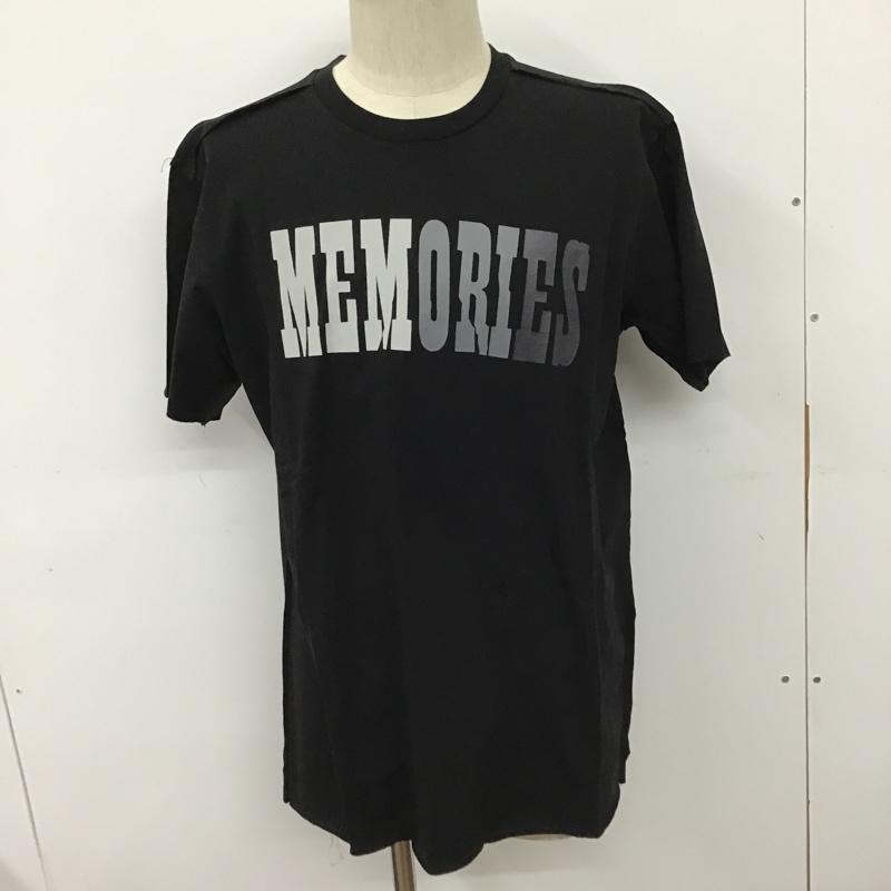 エーケーエーシックス AKA SIX Tシャツ 半袖 半袖カットソー プリントTシャツ クルーネックカットソー M ロゴ、文字 黒 / ブラック / メンズ USED 古着 中古 10097792