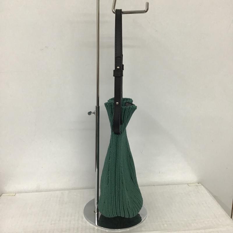 ラストフレーム LASTFRAME ハンドバッグ ハンドバッグ TSUBO BAG 無地 緑 / グリーン / X 黒 / ブラック / レディース USED 古着 中古 10097799