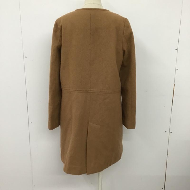 アーバンリサーチロッソ URBAN RESEARCH ROSSO コート コート一般 8-13FK itt001A ノーカラー 無地 キャメル / キャメル / レディース USED 古着 中古 10097818