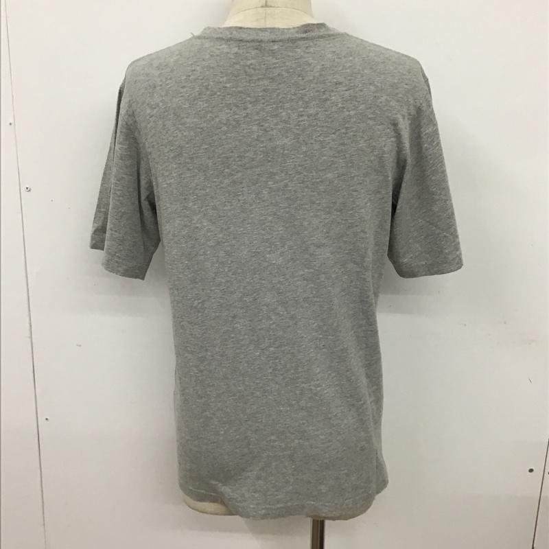 サタデーズ SATURDAYS Tシャツ 半袖 半袖カットソー プリントTシャツ クルーネックカットソー M ロゴ、文字 灰 / グレー / メンズ USED 古着 中古 10097855