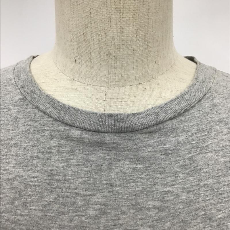 サタデーズ SATURDAYS Tシャツ 半袖 半袖カットソー プリントTシャツ クルーネックカットソー M ロゴ、文字 灰 / グレー / メンズ USED 古着 中古 10097855