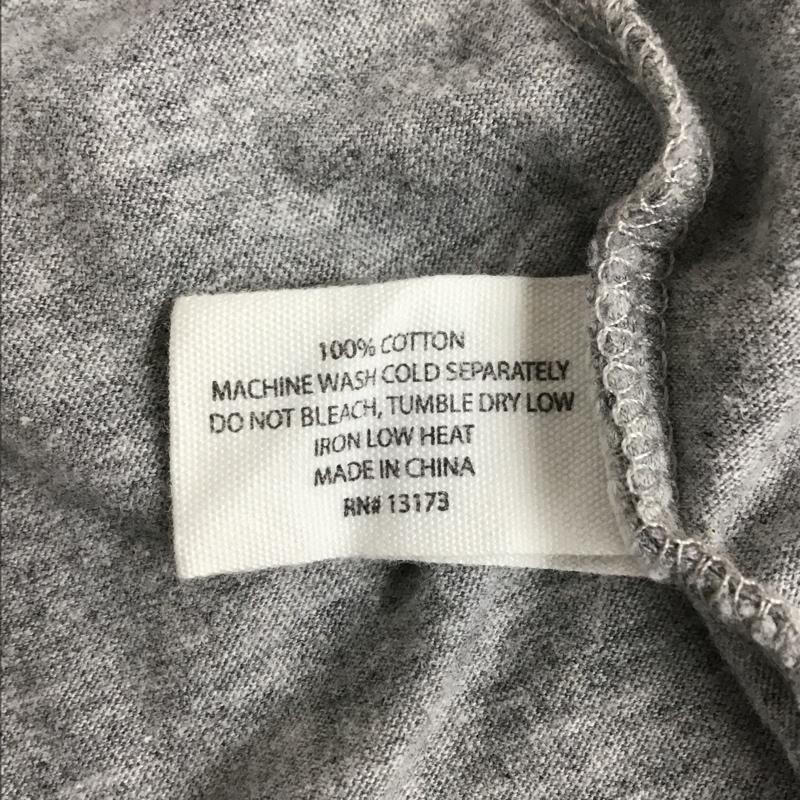 サタデーズ SATURDAYS Tシャツ 半袖 半袖カットソー プリントTシャツ クルーネックカットソー M ロゴ、文字 灰 / グレー / メンズ USED 古着 中古 10097855