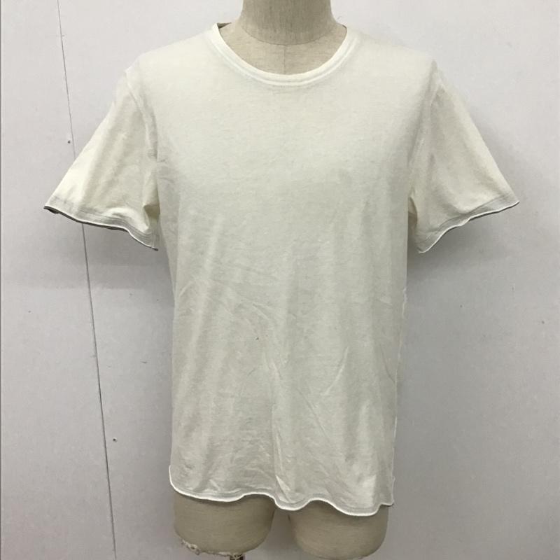 ビューティアンドユースユナイテッドアローズ BEAUTY&YOUTH UNITED ARROWS Tシャツ 半袖 半袖カットソー プリントTシャツ クルーネックカットソー M 無地 白 / ホワイト / メンズ USED 古着 中古 10097857