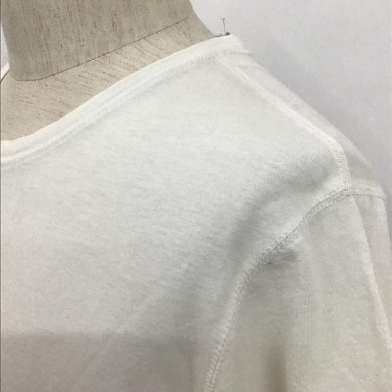 ビューティアンドユースユナイテッドアローズ BEAUTY&YOUTH UNITED ARROWS Tシャツ 半袖 半袖カットソー プリントTシャツ クルーネックカットソー M 無地 白 / ホワイト / メンズ USED 古着 中古 10097857