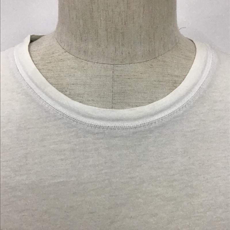 ビューティアンドユースユナイテッドアローズ BEAUTY&YOUTH UNITED ARROWS Tシャツ 半袖 半袖カットソー プリントTシャツ クルーネックカットソー M 無地 白 / ホワイト / メンズ USED 古着 中古 10097857