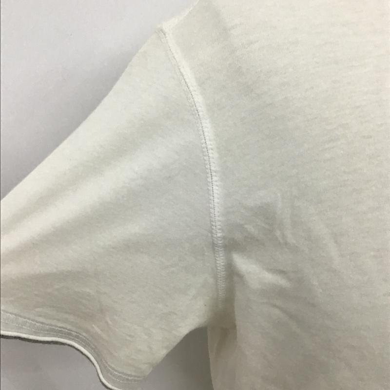 ビューティアンドユースユナイテッドアローズ BEAUTY&YOUTH UNITED ARROWS Tシャツ 半袖 半袖カットソー プリントTシャツ クルーネックカットソー M 無地 白 / ホワイト / メンズ USED 古着 中古 10097857