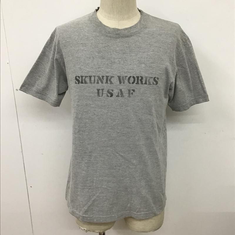 バズリクソンズ Buzz Rickson's Tシャツ 半袖 半袖カットソー プリントTシャツ クルーネックカットソー S ロゴ、文字 灰 / グレー / メンズ USED 古着 中古 10097862
