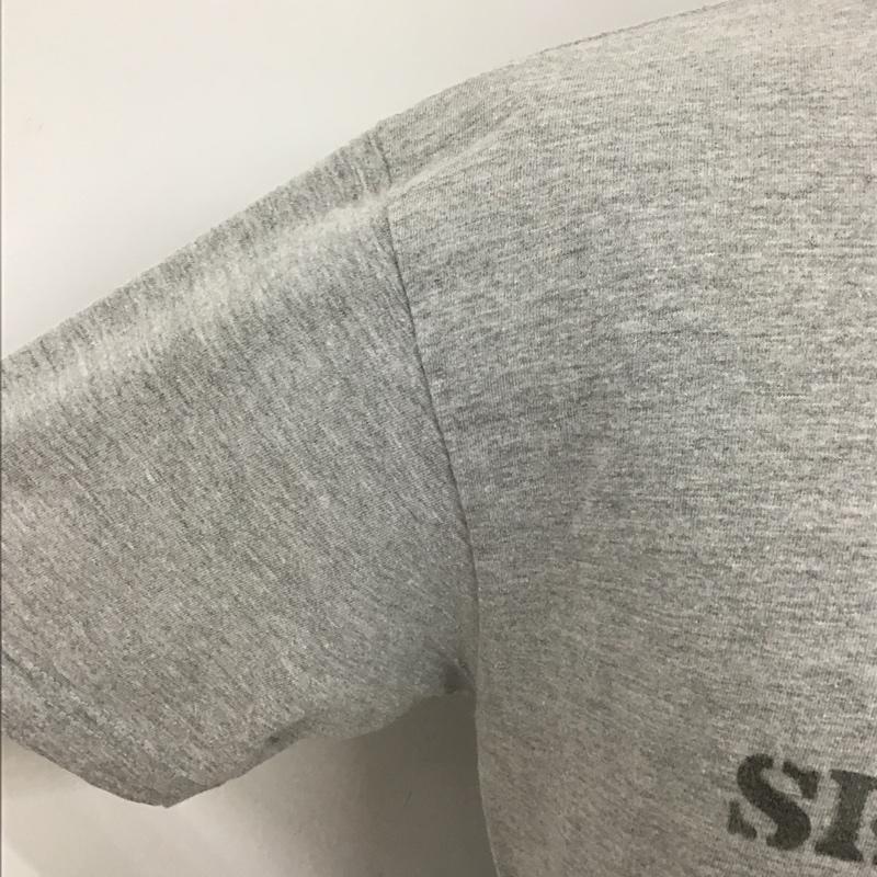 バズリクソンズ Buzz Rickson's Tシャツ 半袖 半袖カットソー プリントTシャツ クルーネックカットソー S ロゴ、文字 灰 / グレー / メンズ USED 古着 中古 10097862