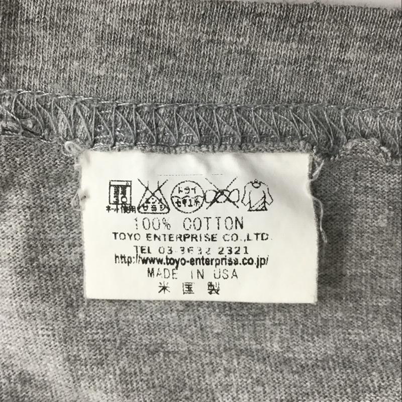 バズリクソンズ Buzz Rickson's Tシャツ 半袖 半袖カットソー プリントTシャツ クルーネックカットソー S ロゴ、文字 灰 / グレー / メンズ USED 古着 中古 10097862