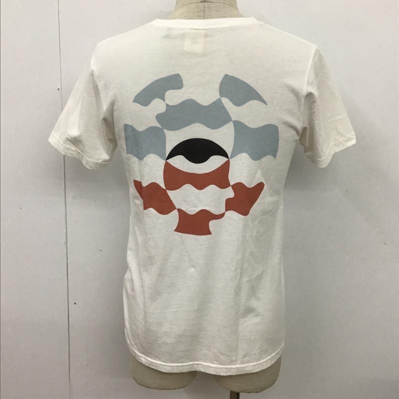 ティーシーエスエス TCSS Tシャツ 半袖 半袖カットソー プリントTシャツ クルーネックカットソー S ロゴ、文字 白 / ホワイト / メンズ USED 古着 中古 10097864