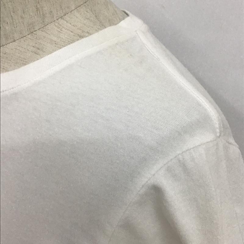 ティーシーエスエス TCSS Tシャツ 半袖 半袖カットソー プリントTシャツ クルーネックカットソー S ロゴ、文字 白 / ホワイト / メンズ USED 古着 中古 10097864